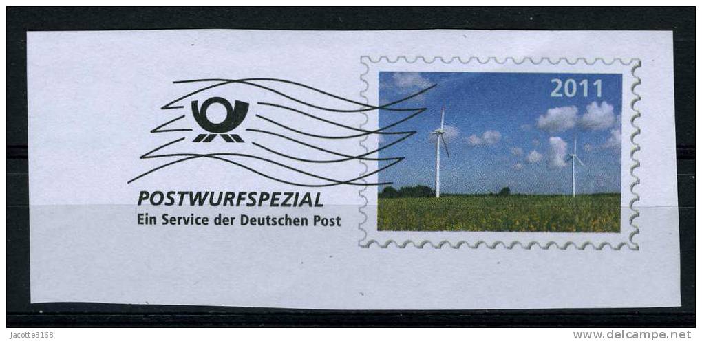 BRD  2011 POSTWURFSPEZIAL / EOLIENNES - Privatpost