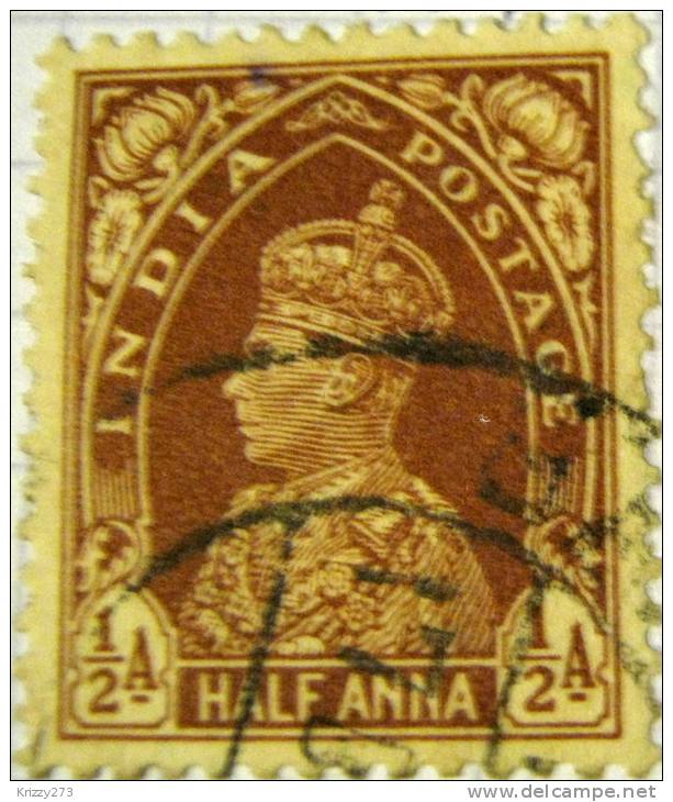 India 1937 King George VI 0.5a - Used - 1936-47 Koning George VI