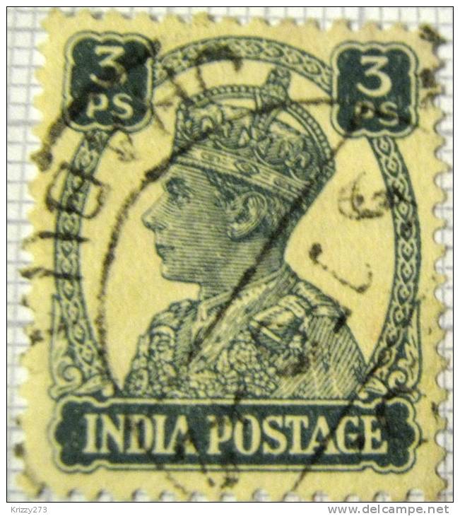 India 1940 King George VI 3p - Used - 1936-47 King George VI