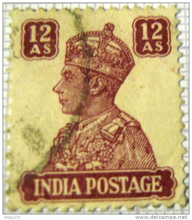 India 1940 King George VI 12a - Used - 1936-47 Koning George VI