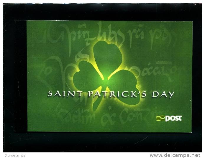 IRELAND/EIRE - 2003  SAINT PATRICK'S DAY  PRESTIGE  BOOKLET  MINT NH - Carnets