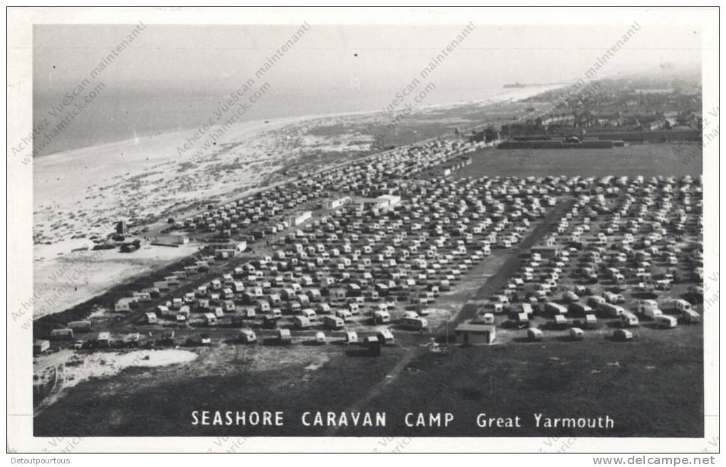 GREAT YARMOUTH Norfolk : Seashore Caravan Camp ( Camping Caravanes Caravaning ) - Great Yarmouth