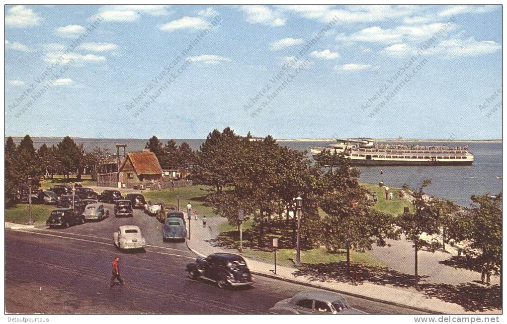 PLYMOUTH Devon : Pilgrim House And Plymouth Harbor From Cole's Hill - Plymouth