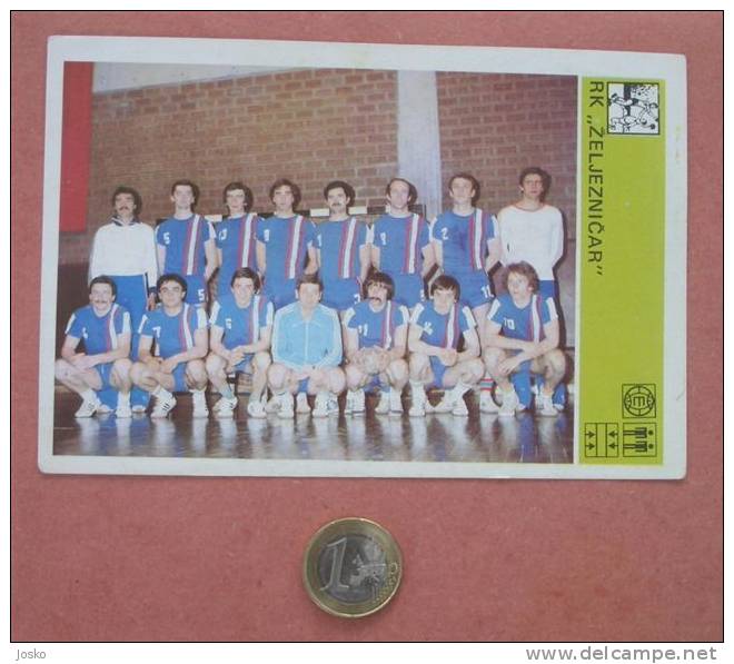 HANDBALL  -  Zeljeznicar , Sarajevo  ( Yugoslavia Vintage Card - Svijet Sporta ) Hand-ball Hand Ball Balonmano Pallamano - Handball