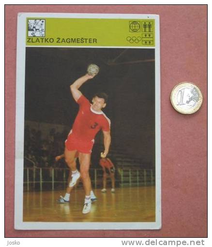 HANDBALL - Zlatko Zagmester , Zagreb ( Yugoslavia Vintage Card - Svijet Sporta ) Hand-ball Hand Ball Balonmano Pallamano - Handball