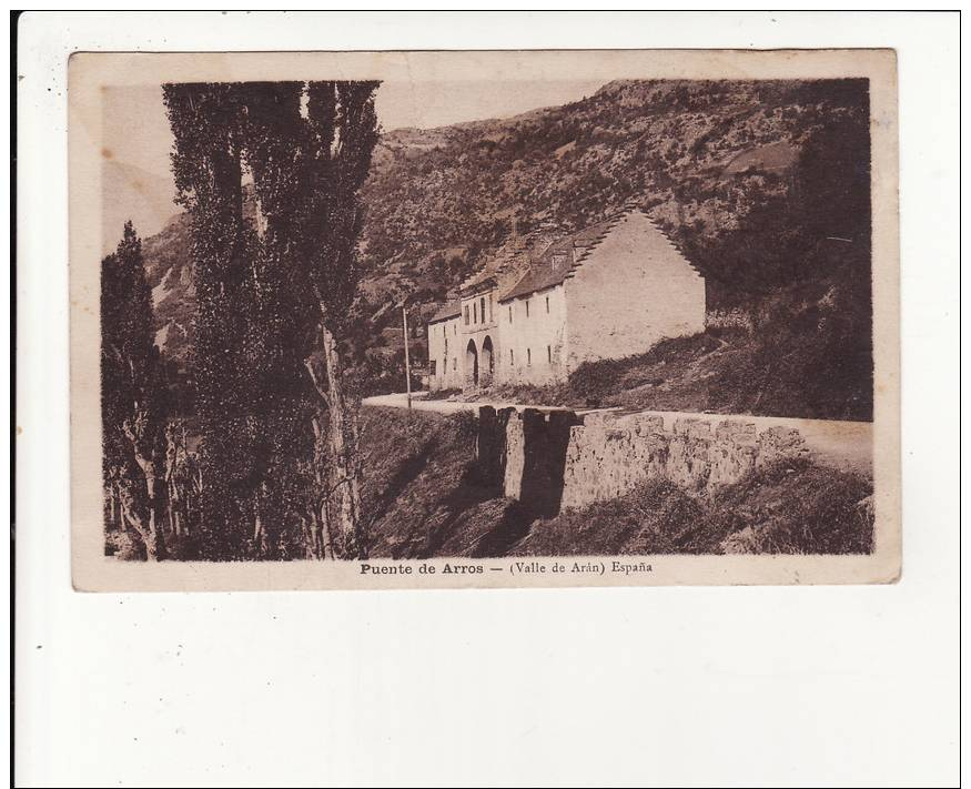 Puente De Arros (Valle De Aran) Espana - Lérida