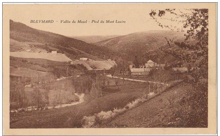 CPA 48 LE BLEYMARD Vallée Du Mazel Pied Du Mont Lozère - Le Bleymard