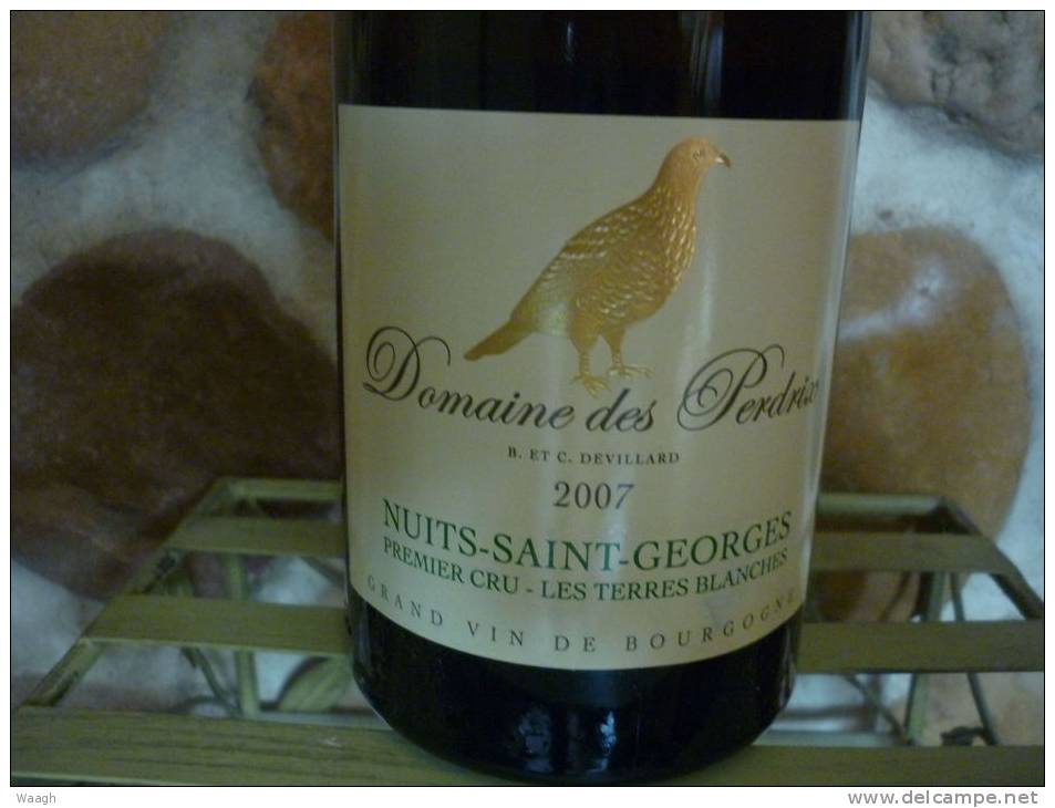 NUITS ST GEORGES "Domaine Des Perdrix 1Er Cru LES TERRES BLANCHES" BLANC - 2007 - DEVILLARD - Vin