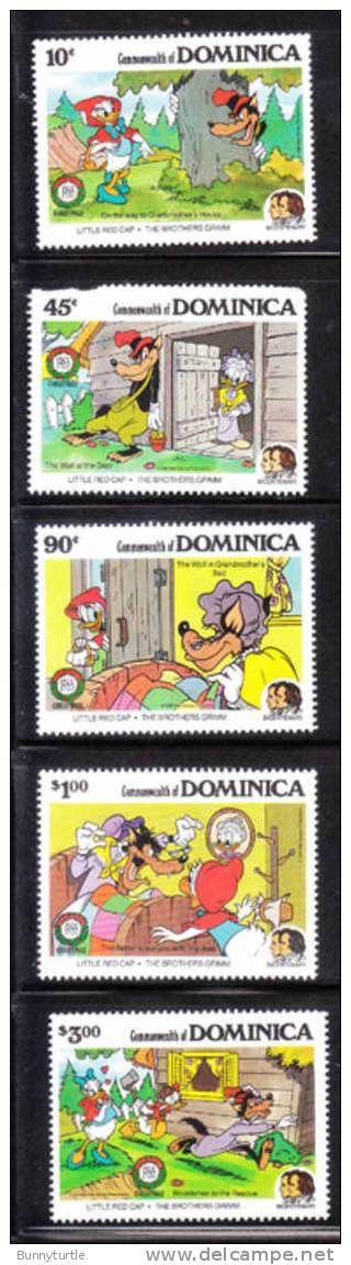 Dominica 1985 Disney Character In Little Red Riding Hood MNH - Dominique (1978-...)
