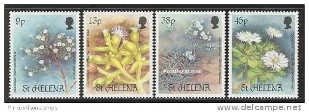 St Helena 1987 Flowers MNH - Andere & Zonder Classificatie