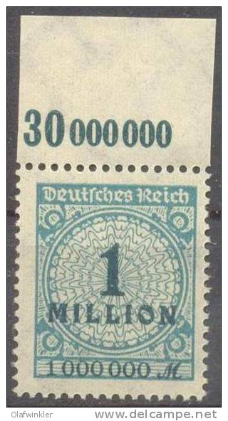 1923 1 Mio Oberrand Mi 314A P OR Platte A Posfrisch/neuf Sans Charniere/MNH - Autres & Non Classés