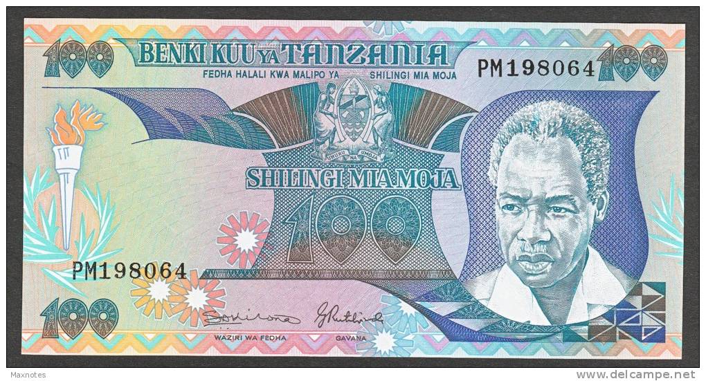 TANZANIA : 100 Shilingi -  P14b -  1986 - UNC - Tanzania