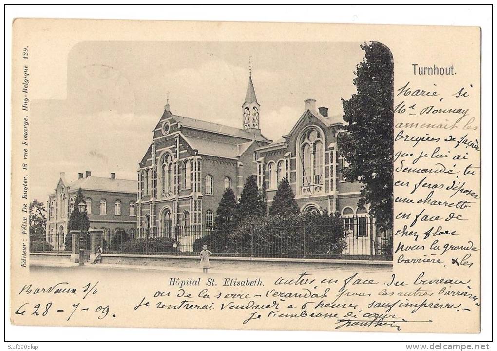 Turnhout - Hôpital St. Elisabeth - 1909 - Turnhout