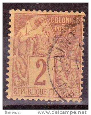 French Colonies Scott 47 Used F- VF - Alphee Dubois