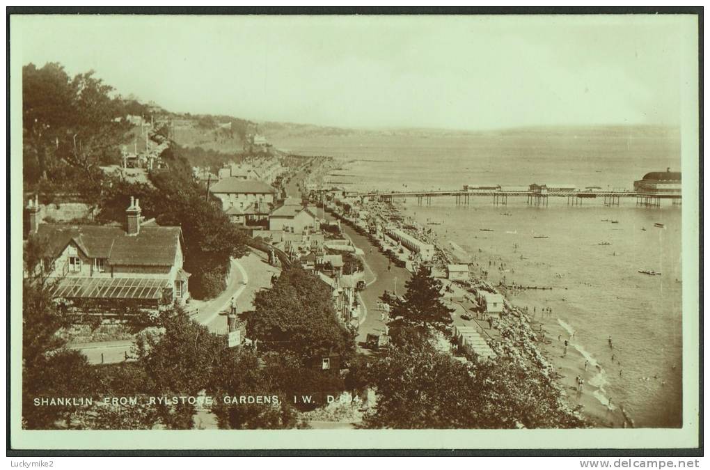 "Shanklin From Rylstone Gardens, I.W."    Real Photo   C1930 - Autres & Non Classés