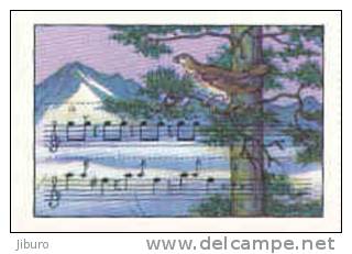 Image / La Voix De Nos Oiseaux / La Grive Musicienne Chante - Canta Il Tordo / ( Oiseau Bird) / IM 26-K7/3 - Nestlé