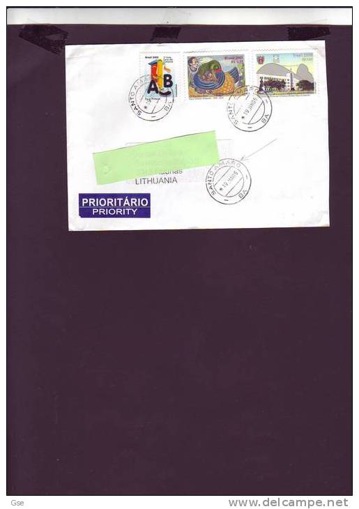 BRASILE 2006 - Lettera Per La Lithuania - Storia Postale