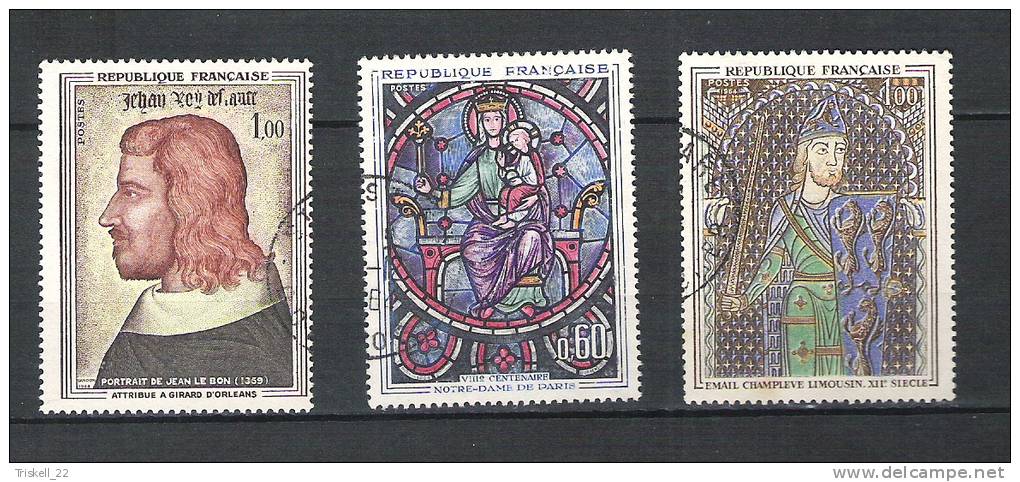 Lot Timbres Oblitérés 36 Tableaux N° 1320 - 1321 - 1364 - 1376 - 1377 - 1399 - 1413 - 1419 - 1424 - 1425 - 1426 - 1427 - - Sonstige & Ohne Zuordnung