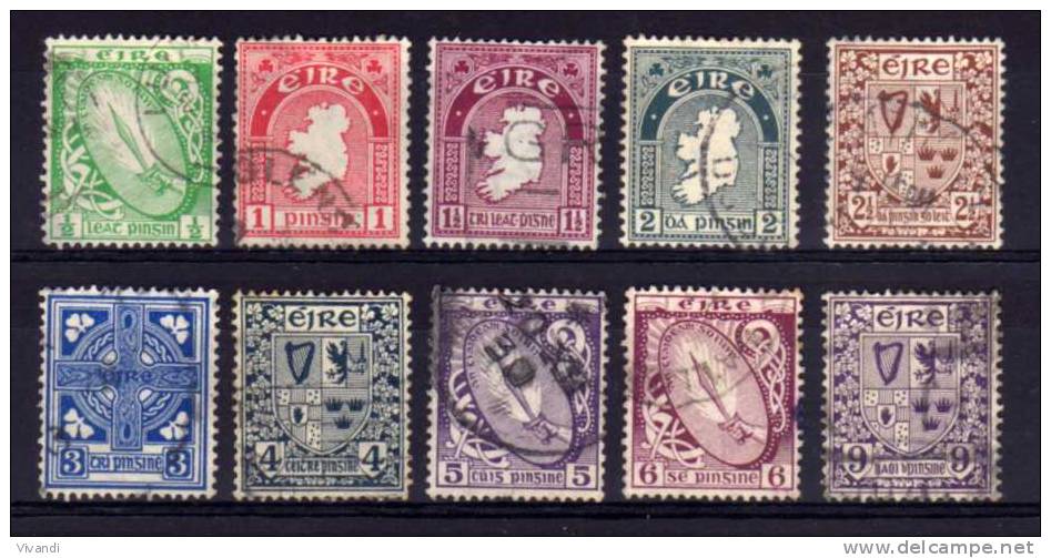 Ireland - 1922/23 - Definitives (Part Set) - Used - Used Stamps