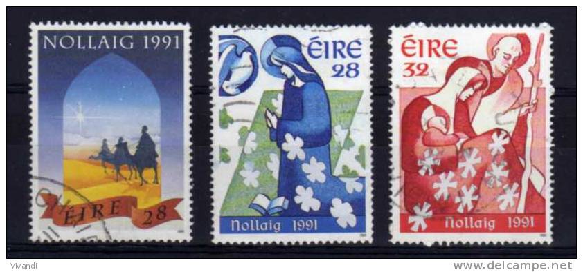 Ireland - 1991 - Christmas (Part Set) - Used - Used Stamps