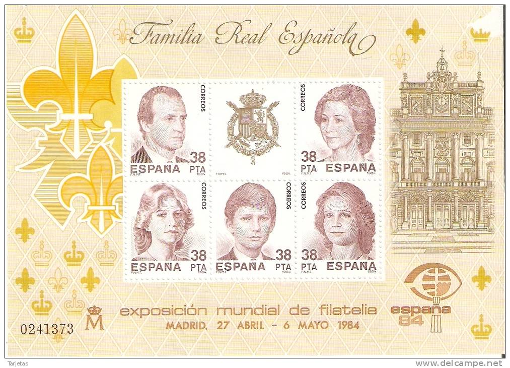 Nº 2754 HOJA BLOQUE DE LA FAMILIA REAL ESPAÑOLA  (NUEVOS-MINT) - Nuevos