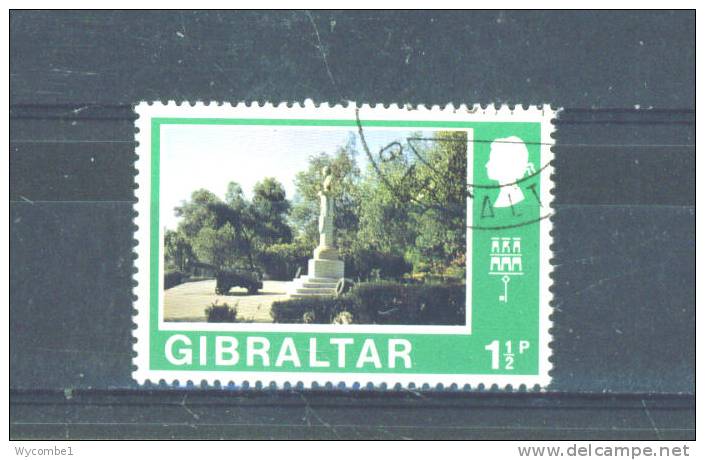 GIBRALTAR  -  1971  Decimal Currency  Views Definitives  11/2d  FU - Gibraltar