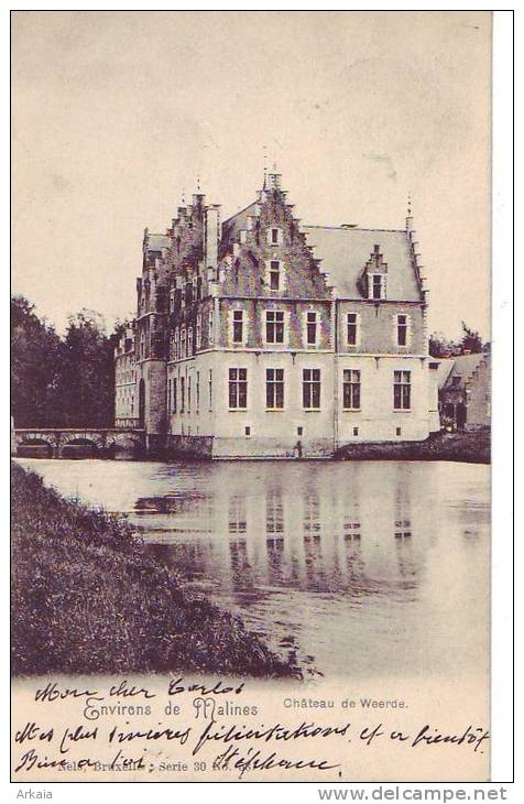 MALINES = Château De Weerde  (Nels  Bxl  S.30 N° 33) 1905 - Mechelen