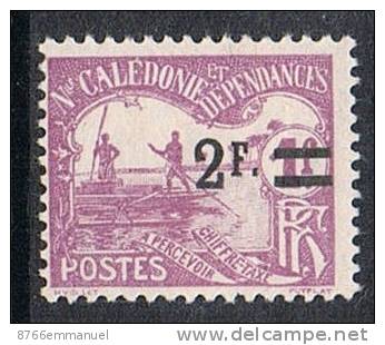 NOUVELLE-CALEDONIE TAXE N°24 N* - Timbres-taxe