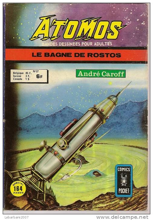 ATOMOS  N° 37  - Andre CAROFF - AREDIT 1977 - Arédit & Artima