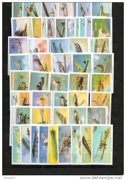 W.D. & H.O. Wills, "Military Aircraft", Colour Cards, REPRODUCTION Set Of 50 Cards 1997. - Aviation