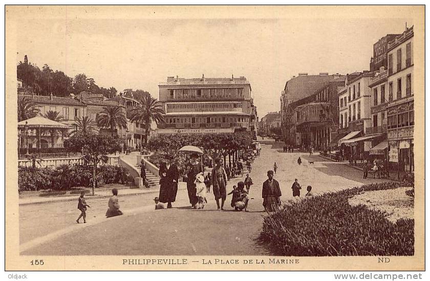 ALGERIE - PHILIPPEVILLE La Place De La Marine - Skikda (Philippeville)