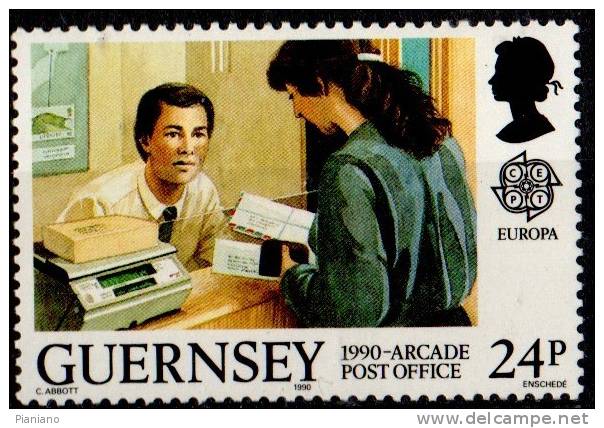 PIA  -  GUERNESEY  -  1990  :  Europa  -  (Yv 485-88) - 1990