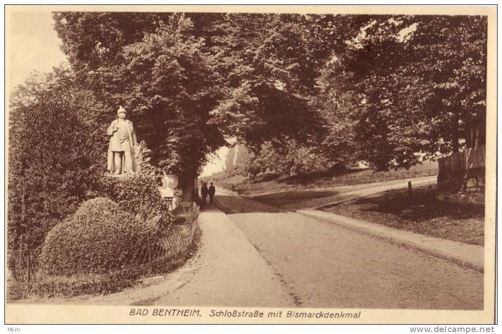 Schlossstrasse Mit Bismarckdenkmal - Bad Bentheim