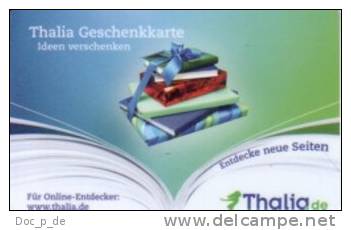Germany - Allemagne - Thalia Book Store - Carte Cadeau - Carta Regalo - Gift Card - Geschenkkarte - Gift Cards