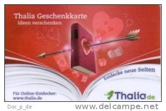 Germany - Allemagne - Thalia Book Store - Carte Cadeau - Carta Regalo - Gift Card - Geschenkkarte - Gift Cards