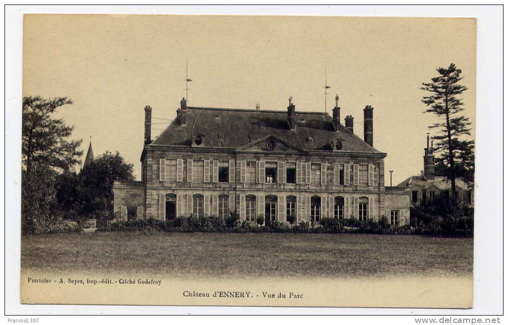 Ref 175 - ENNERY - Château D´Ennery - Vue Du Parc - Ennery