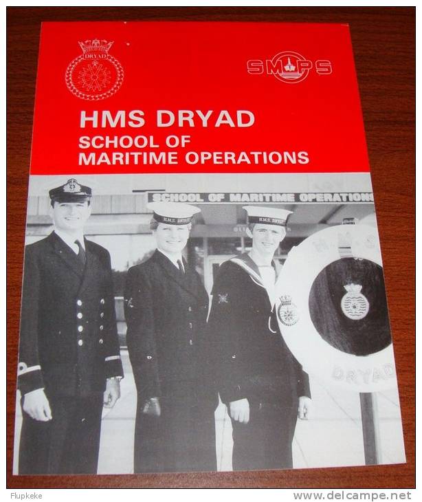 Royal Navy HMS Dryad School Of Maritime Operations - Anglais