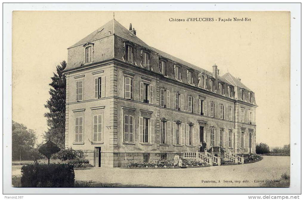 Ref 175 - Château D'EPLUCHES - SAINT-OUEN L'AUMONE - Façade Nord-Est - Saint-Ouen-l'Aumône