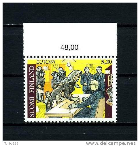 FINLANDE 1996  N° 1299**  Neuf Ier Choix. Sup.  (EUROPA. Femmes Célèbres) - Unused Stamps