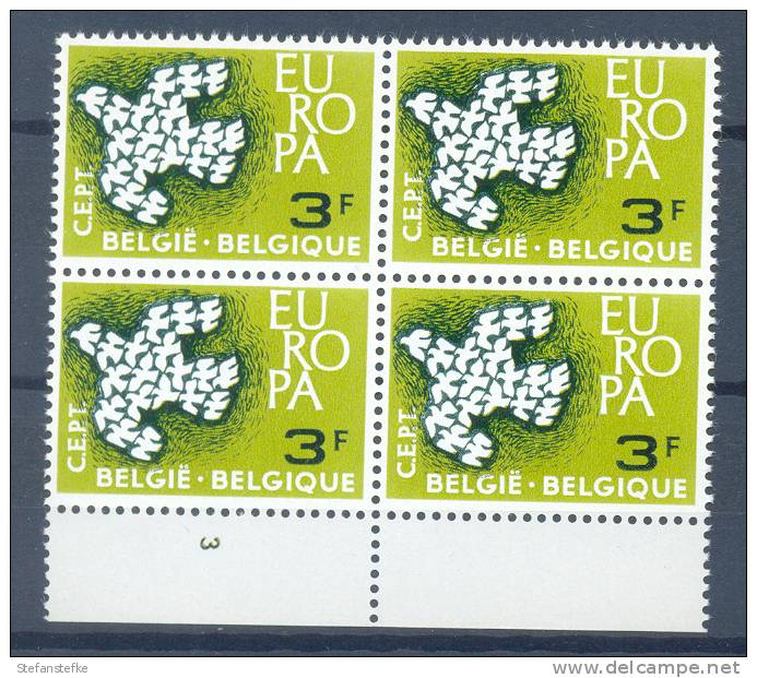 Belgie -  Belgique Ocb Nr :  1193  ** MNH Europa  (zie  Scan) Plaatnummer 3 - 1961-1970