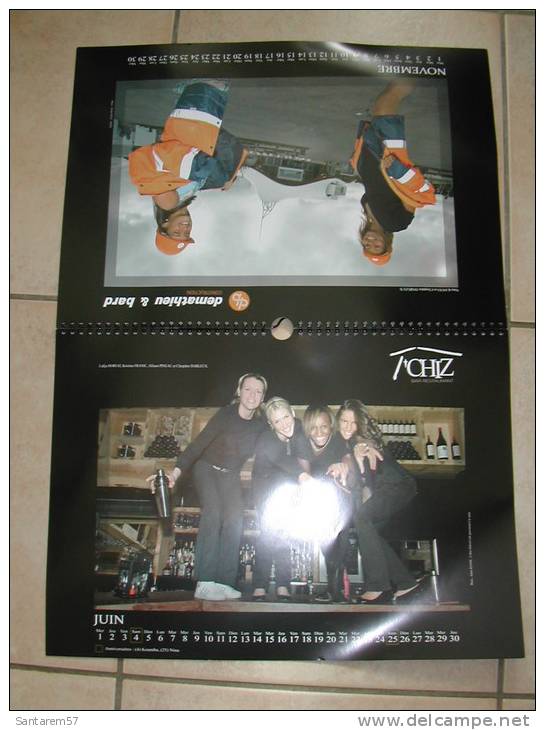 Calendrier Murale Wall Calendar Calendario de parede Metz Handball 2011