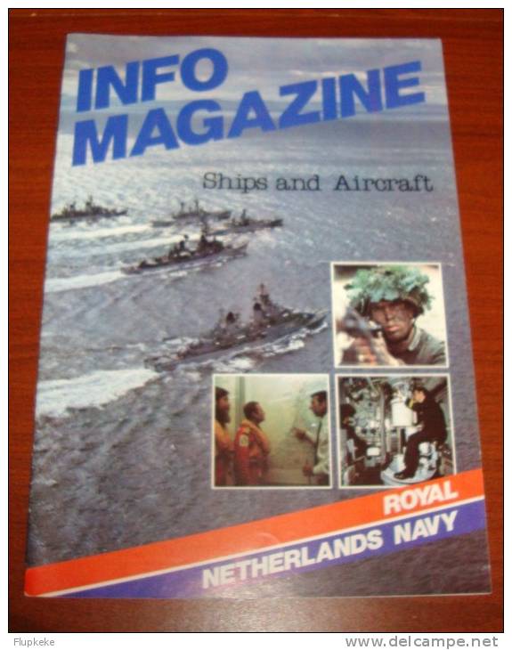 Royal Netherland Navy Info March Magazine October 1981 Ships And Aircraft - Inglés