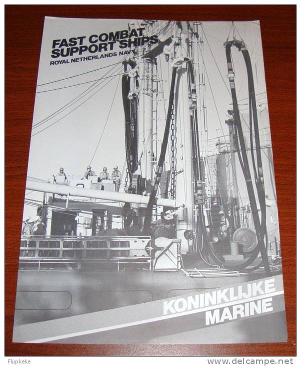 Royal Netherland Navy Info July 1981 Fast Combat Support Ships - Englisch