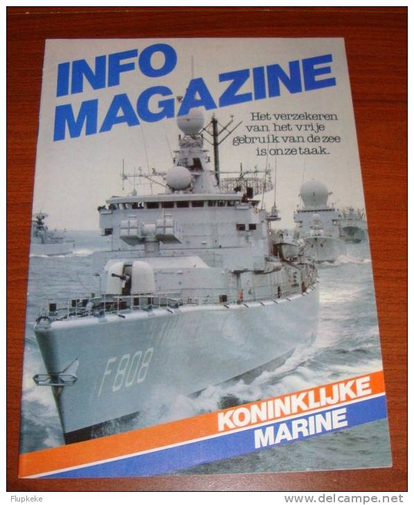 Royal Netherland Navy Info Mei 1982 Het Verzekeren Van Het Vrije Gebruik Van De Zee Is Onsze Taak - Olandesi