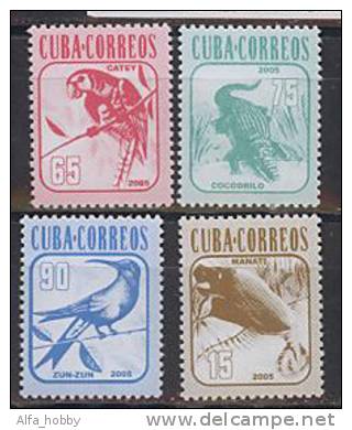 Cuba, Birds & Animals, 2005, 4 V - Altri & Non Classificati