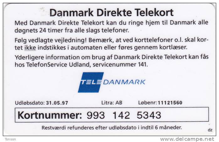 Denmark, CD 002D, Bjergbestigning 4, 2 Scans.  Expiry : 05.97 - Dänemark