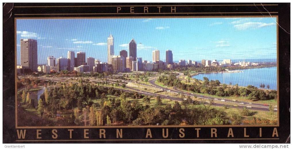 Perth WA Viewed From Kings Park Used 1995 - Perth