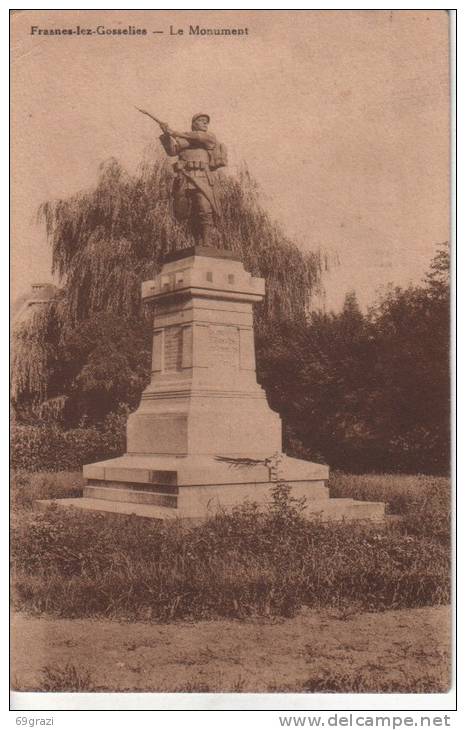 Frasnes Lez Gosselies  Monument - Les Bons Villers