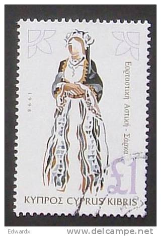 Cyprus 1994 Traditional Costumes &pound;1 Used - Usados