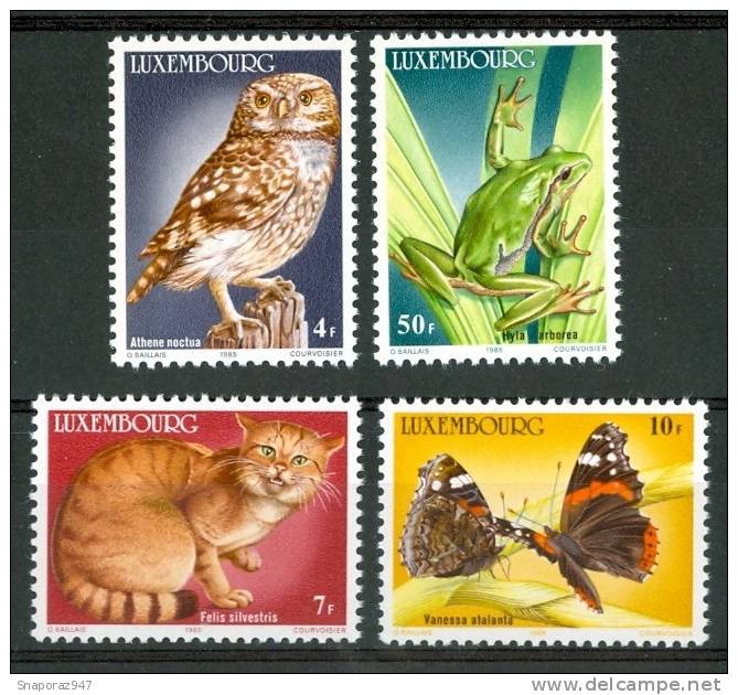 1985 Lussemburgo Animali Animals Animaux Set MNH** A116 - Unused Stamps